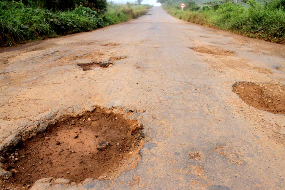 Obras de recuperação na BR-429 que liga seis municípios de Rondônia serão reiniciadas em maio