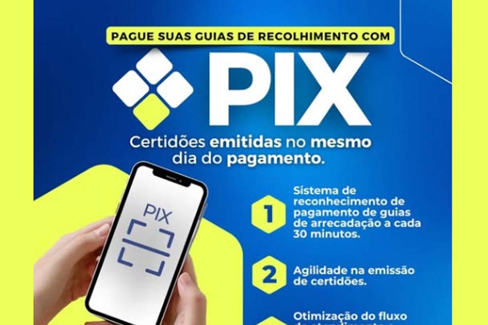 Semfaz pagamento de taxas via PIX com o objetivo de agilizar os serviços prestados ao contribuinte