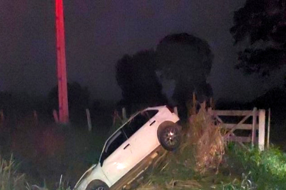 Irmãos ficam feridos em acidente na RO 473 em Alvorada do Oeste