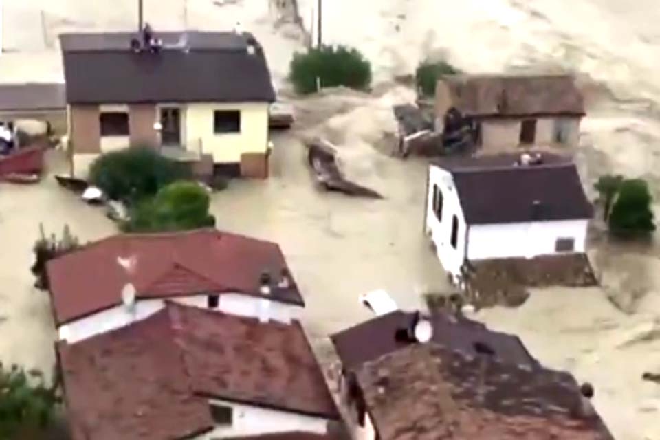 Tempestade Boris deixa norte da Itália debaixo dágua