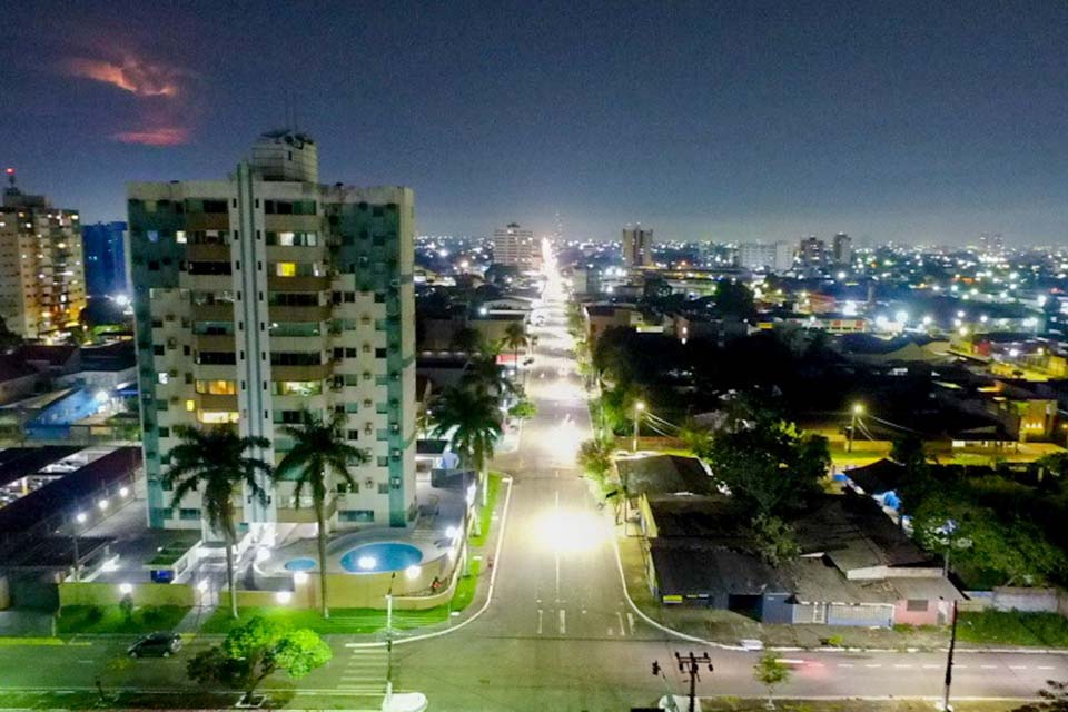 Prefeitura de Porto Velho possui mais de 59.800 mil pontos de luz e avança na padronização com luminárias de LED