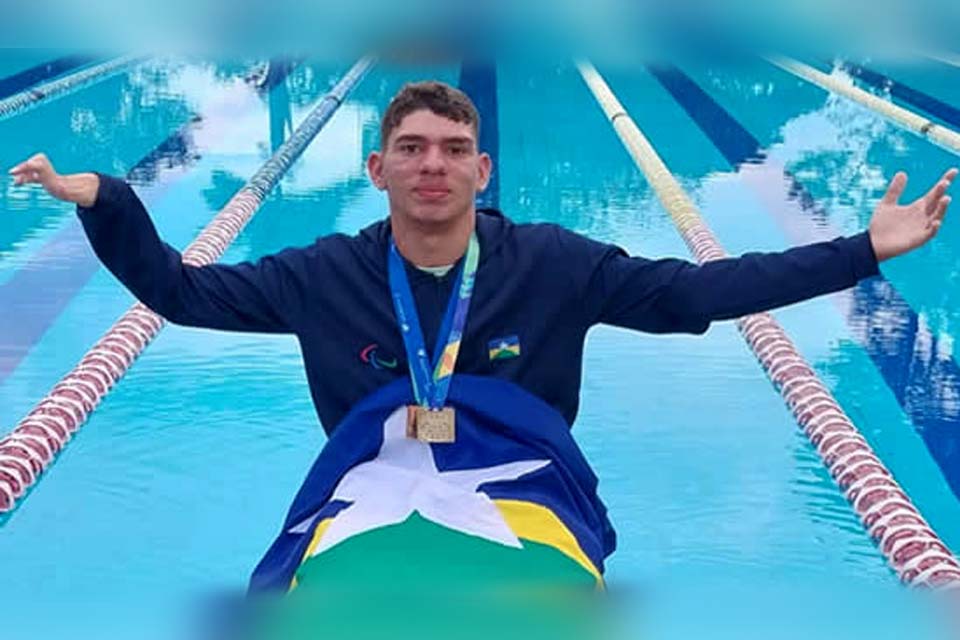 Paratleta rondoniense conquista três medalhas nos Jogos Paralímpicos Escolares em Brasília