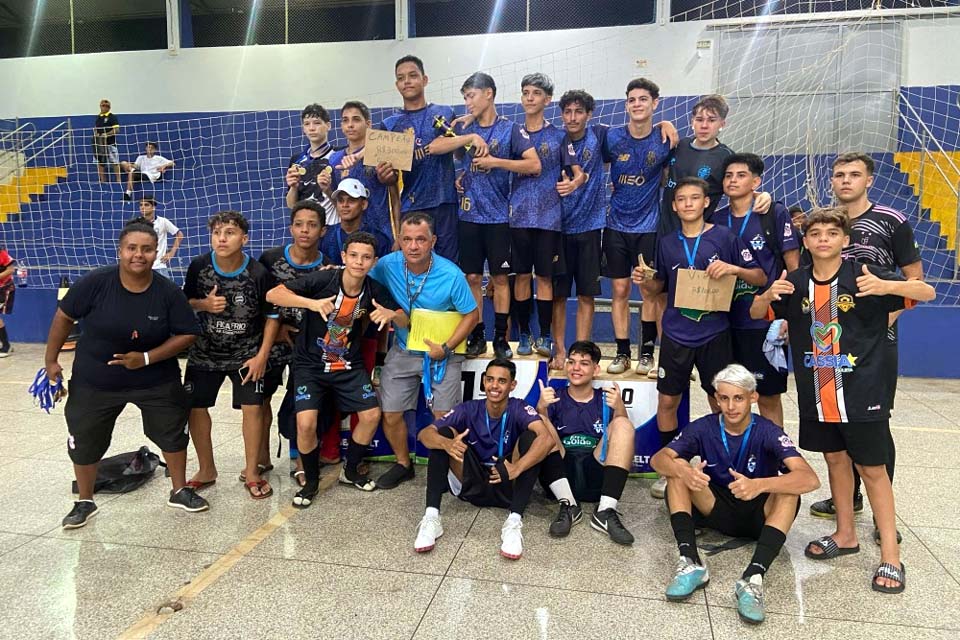 Olga FC vence a 7ª Copa WS Furacão de Futsal de Base 2023 em Jaru