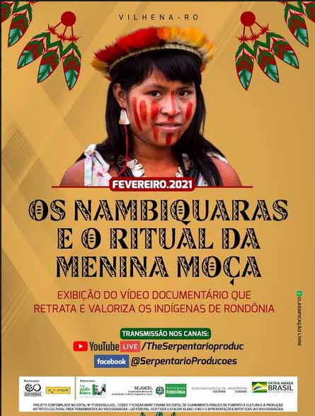  Documentário sobre a cultura indígena Nambiquara é exibido em lives de projeto cultural em Rondônia