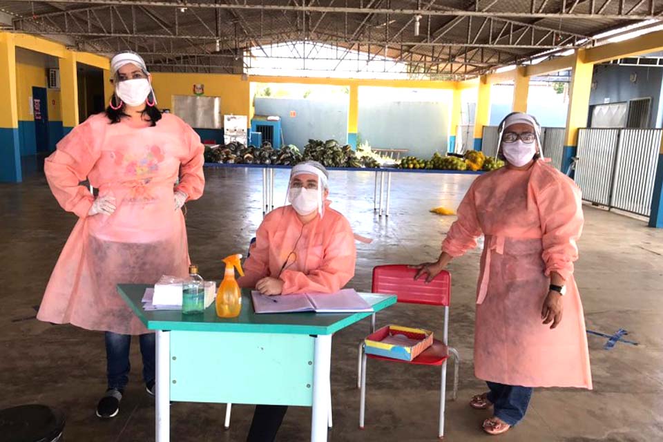 Prefeitura de Porto Velho segue entrega de kits da merenda escolar