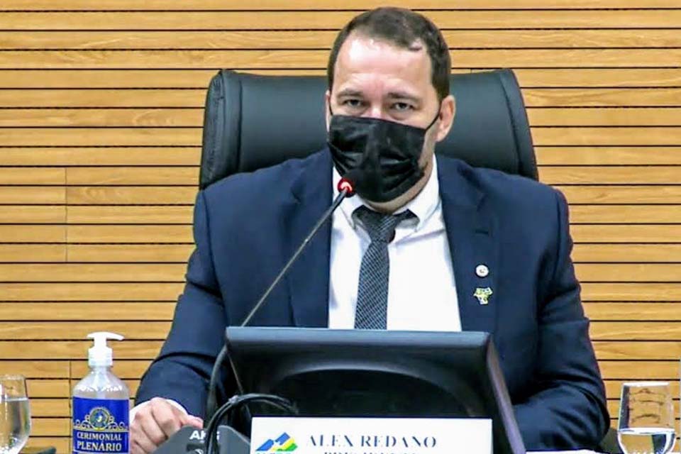 Presidente da Assembleia Legislativa, Alex Redano, testa positivo para covid-19