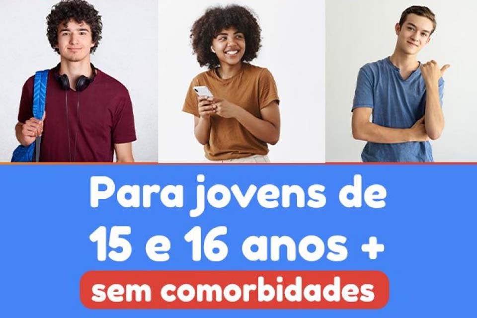 Secretaria Municipal de saúde avança na vacinação contra Covid-19 e passa atender jovens de 15 e 16 anos