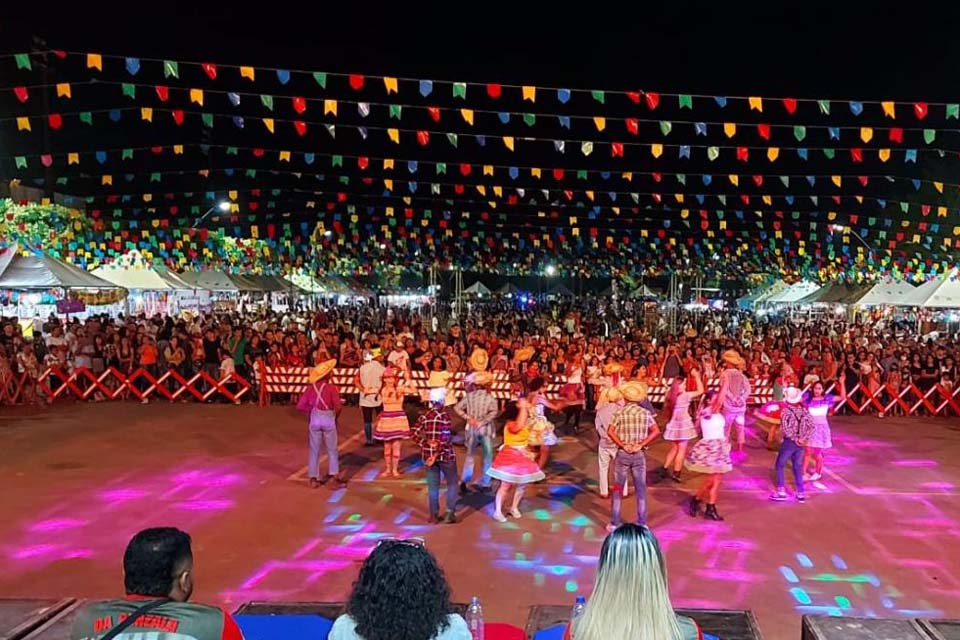 Arraiá Ariquemes reúne mais de 20 mil pessoas em três noites de festa no município