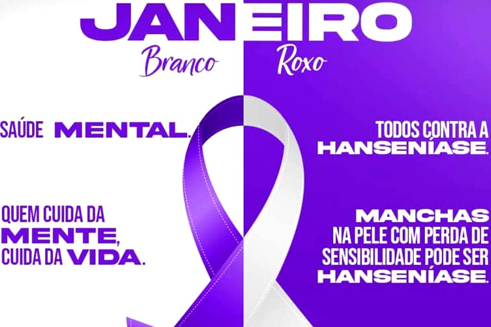 Secretaria Municipal de Saúde inicia a campanha Janeiro Roxo e Branco em Rolim de Moura