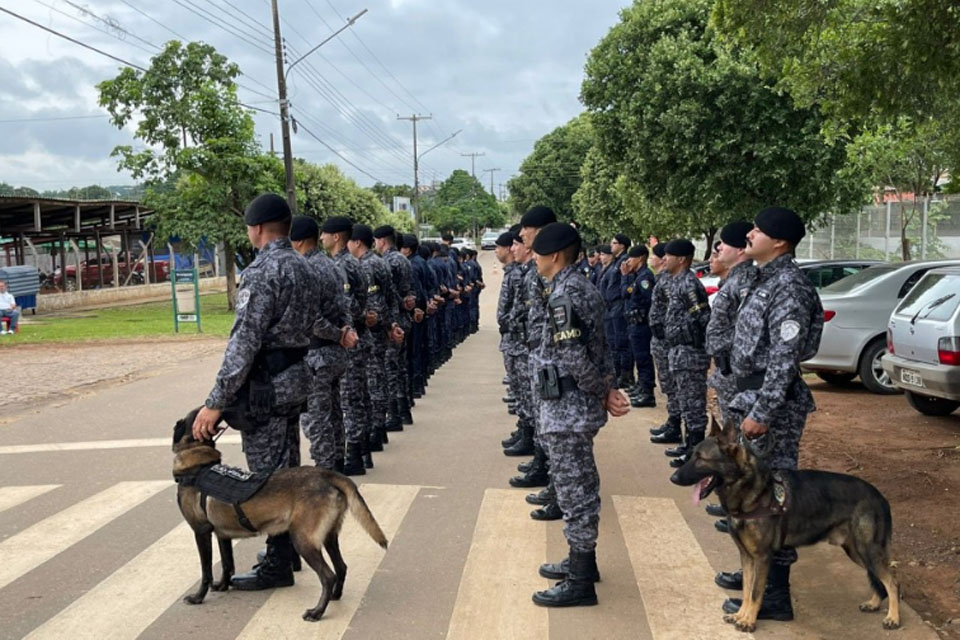 Jaru: 8º Batalhão da Policia Militar realiza a Solenidade alusiva aos seus 48 anos