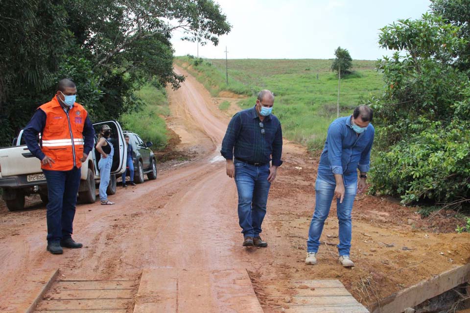 Obras de infraestrutura na RO-205 estão previstas para este mês; três pontes de madeira serão substituídas