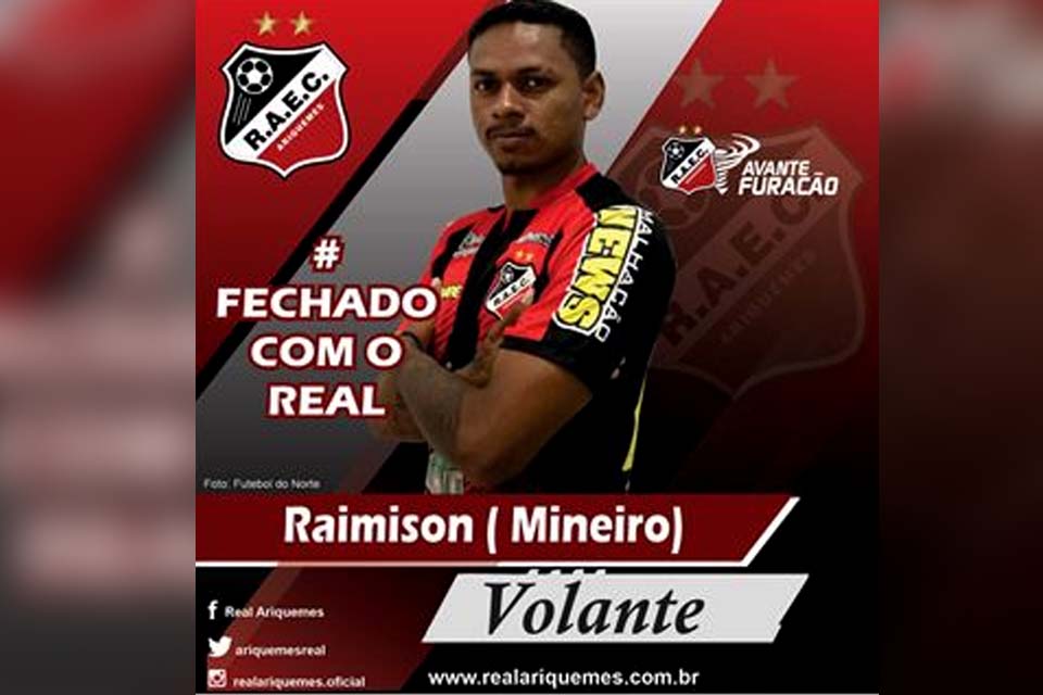 Real Ariquemes confirma volta do volante Mineiro