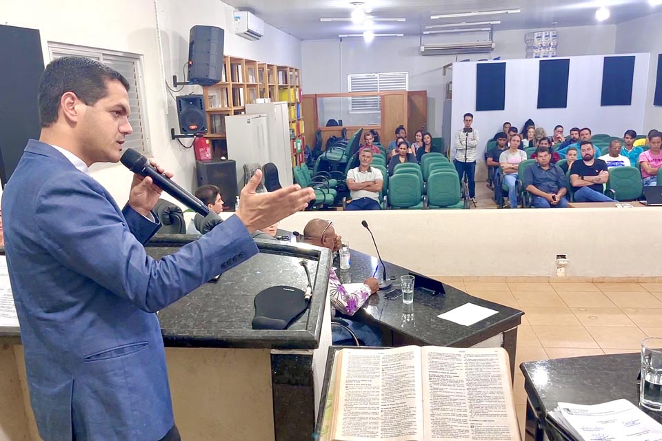 Deputado Estadual Cássio Gois cumpre agenda na Zona da Mata de Rondônia