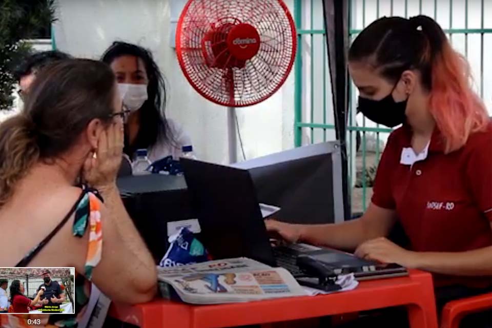 SINDSEF-RO Volante leva atendimentos para frente do Centro Político-Administrativo do Governo de Rondônia-CPA até quarta-feira