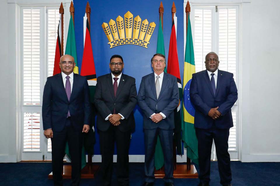 Presidentes da Guiana e do Brasil se reúnem em Georgetown