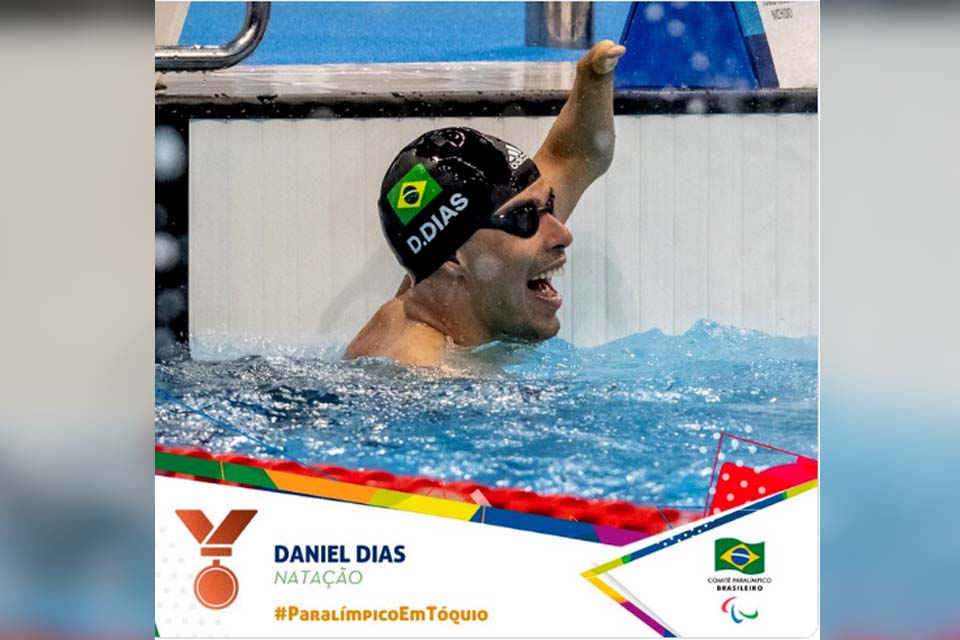 Daniel Dias fatura mais um bronze e chega a 26 medalhas paralímpicas