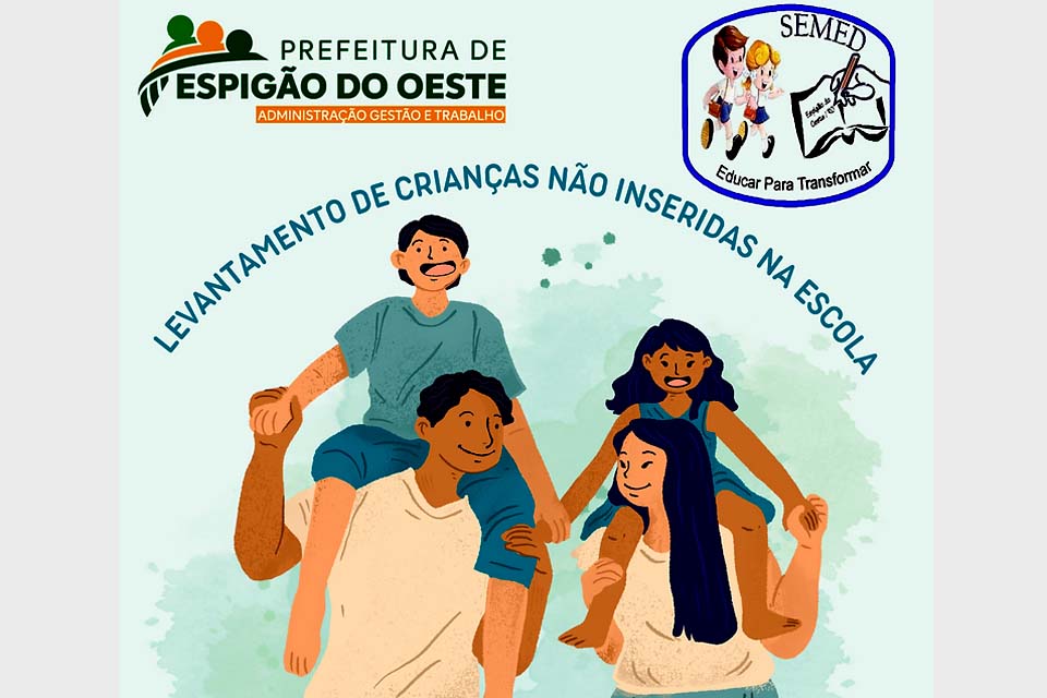 Prefeitura realiza levantamento de crianças não inseridas na escola