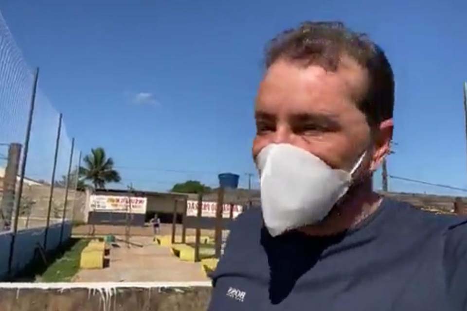 Prefeito Hildon Chaves vistoria obras de revitalização da Praça do Parque Ceará
