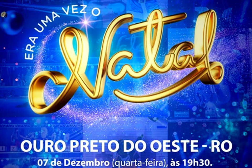 Musical “Era uma Vez o Natal” se apresenta em Estância Turística nesta quarta-feira (07/12)