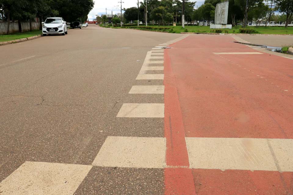 Ampliado o número de ciclofaixas e abrigos para passageiros do transporte coletivo em Porto Velho