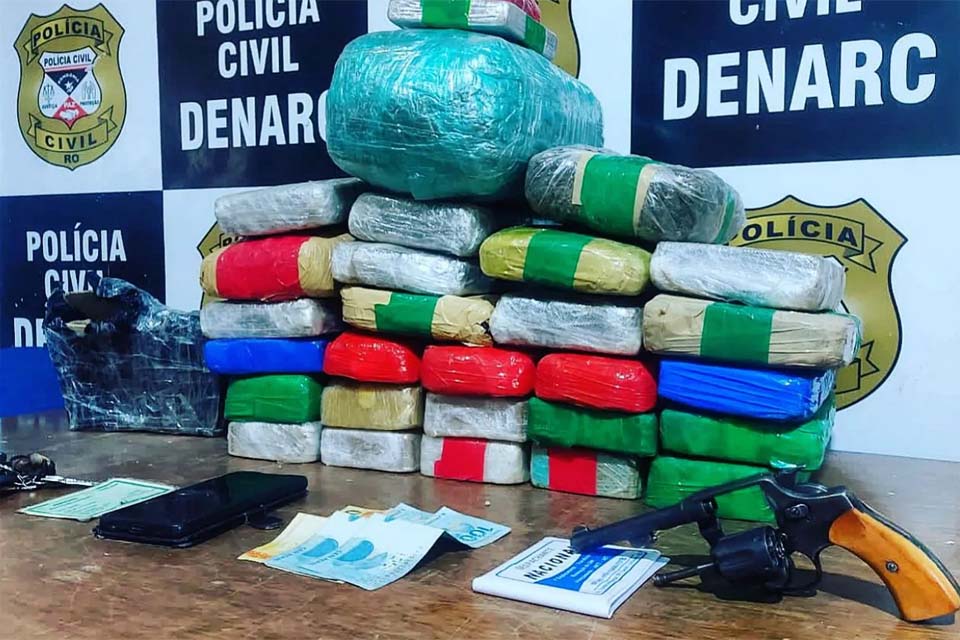 Polícia Civil apreende mais de 30 quilos de drogas em Porto Velho