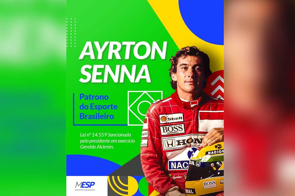 Ayrton Senna é declarado Patrono do Esporte Brasileiro