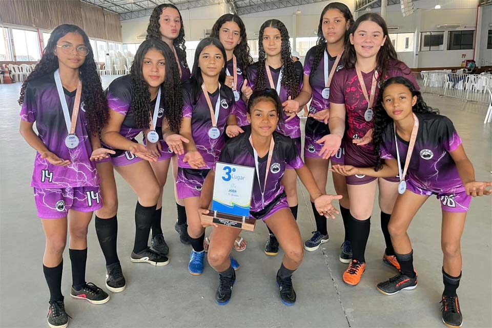 JOER 2023 – Futsal Feminino Infantil de Tarilândia fica entre os melhores do estado 