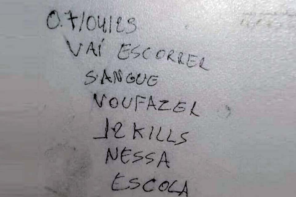 Após caso em SC, ameaça de massacre em escola de Ji-Paraná move Secretaria de Segurança Pública de Rondônia