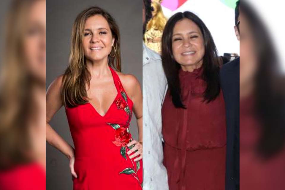 Adriana Esteves surge com cabelo novo para novela 'Amor de Mãe' em evento global