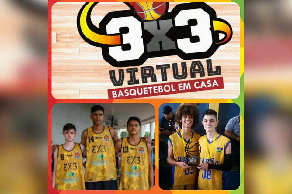 Jogadores de RO encaram Bahia no desafio virtual de basquete