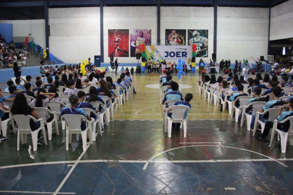 Mais de 1,500 estudantes participam da Abertura da Fase Estadual Infantil do Joer 2024 em Ji-Paraná