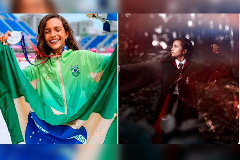 Rayssa Leal encanta web com festa de aniversário tema de Harry Potter