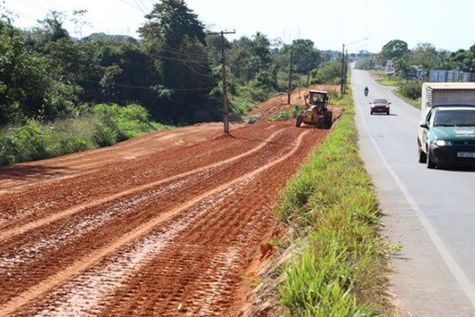 Prefeitura de Ji-Paraná avança com obras de duplicação da Avenida Brasil