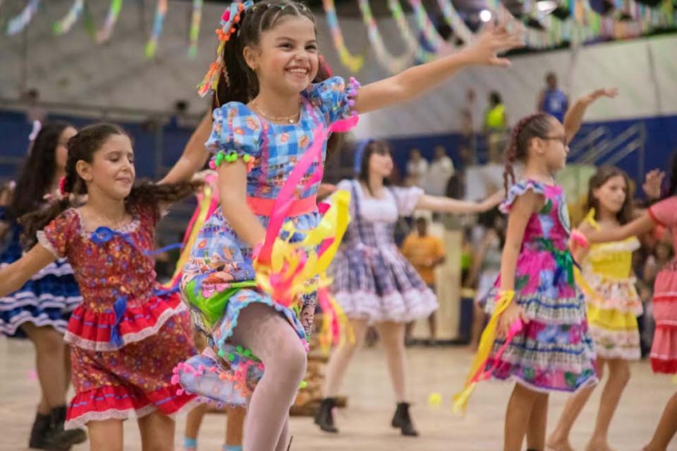 Arraiá das Escolas Municipais de Jaru será nos dias 06 e 07 de junho no Ginásio Sebastião Mesquita