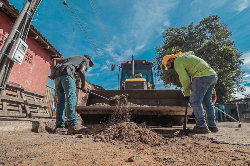 Porto Velho: Trabalhos de infraestrutura seguem em diversas localidades da capital nesta quarta-feira (29)