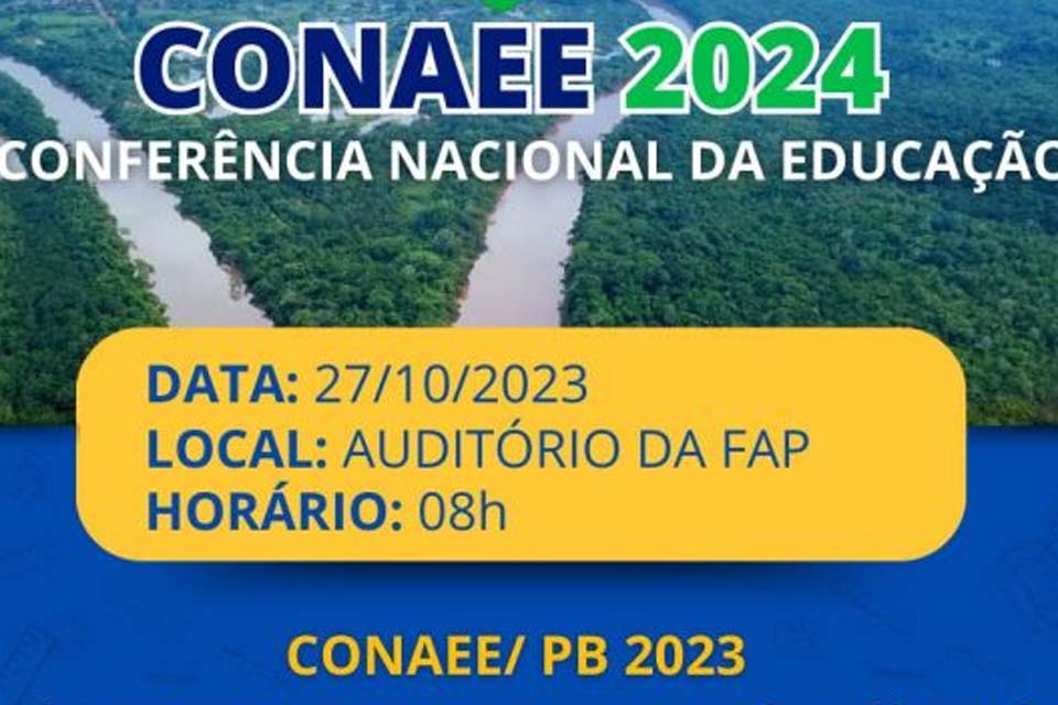 Município de Pimenta Bueno realizará Etapa Intermunicipal do CONAEE/PB 2023