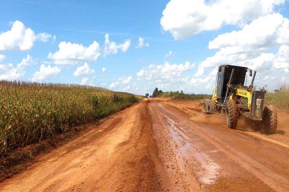 Serviços de manutenção nos 85 quilômetros da Rodovia da Soja são executados