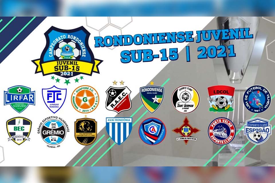 Rondoniense Sub-15 terá a participação de 16 clubes