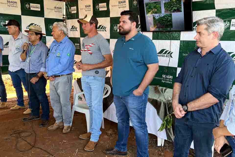 Deputado Jean Oliveira participa do dia especial sobre Café Clonal em Alta Floresta D’Oeste