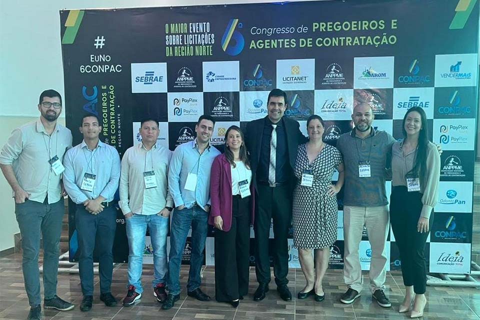 Sebrae RO é parceiro no 6º Congresso de Pregoeiros e Agentes de Contratação 