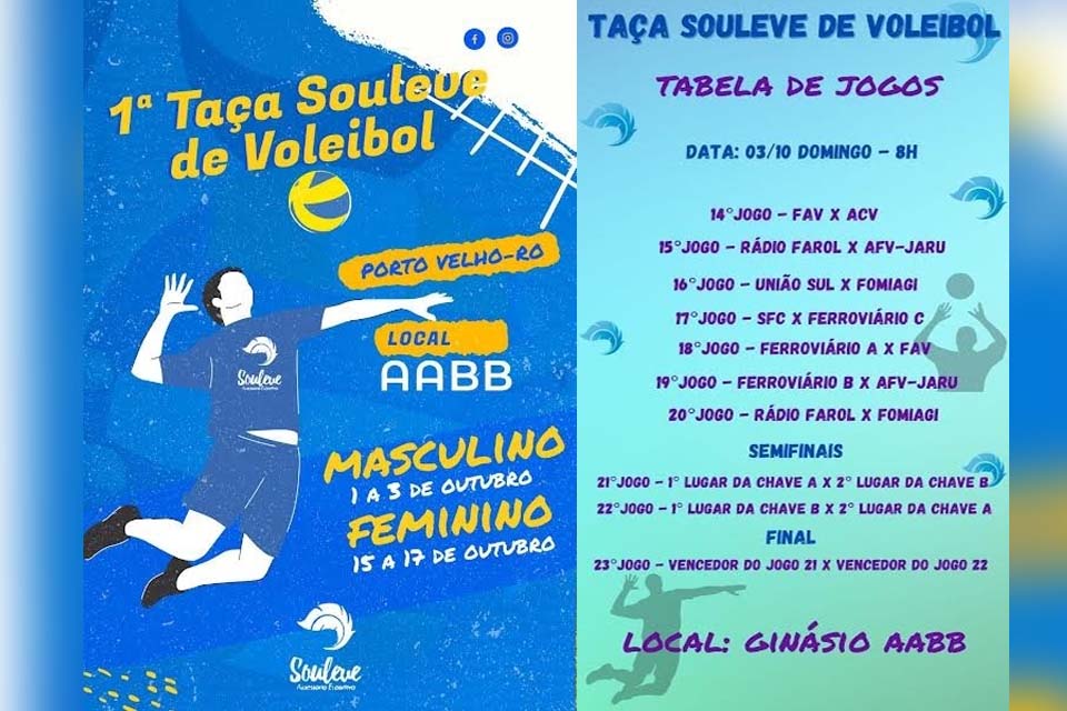 SouLeve: Rondônia terá seu primeiro campeonato “Trans” de voleibol