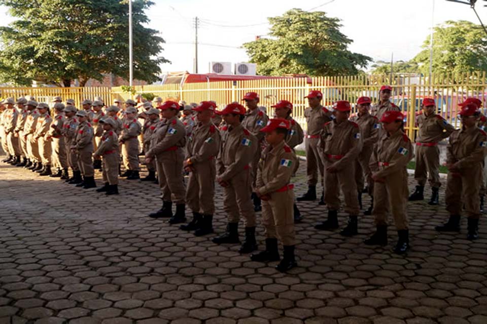 Chamada para matrícula do Curso de Formação Bombeiro Militar Mirim de Ouro Preto do Oeste