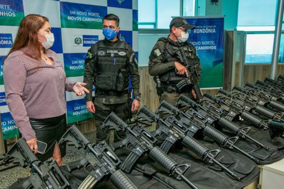 Sistema Penitenciário de Rondônia passa a ter armamentos modernos de alto poder de eficácia para garantir controle e segurança