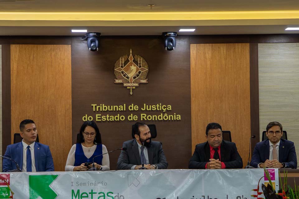 Rondônia realiza I Seminário de Metas do Sistema de Justiça para 2025