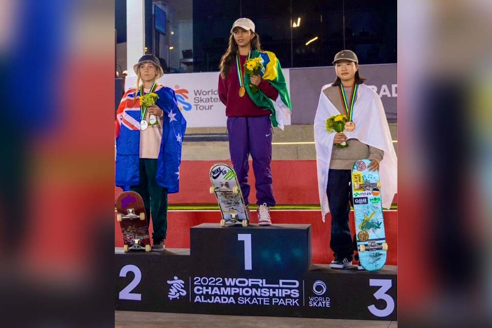 Rayssa Leal conquista Mundial de Skate Street