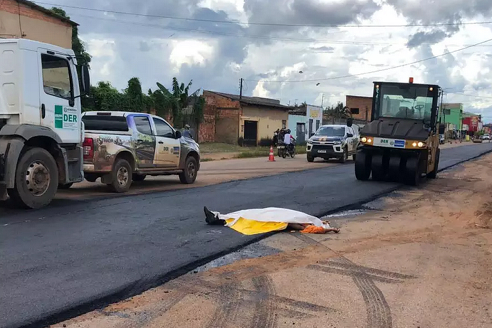 Trabalhador morre após trator passar sobre seu corpo em obra da prefeitura