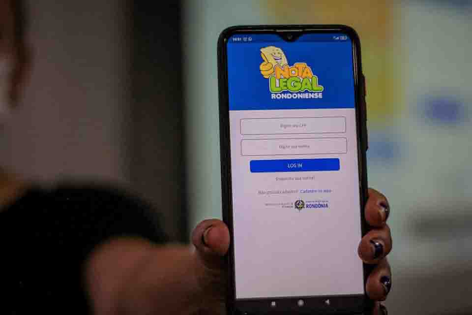 Aplicativo Nota Legal Rondoniense é lançado pelo Governo de Rondônia