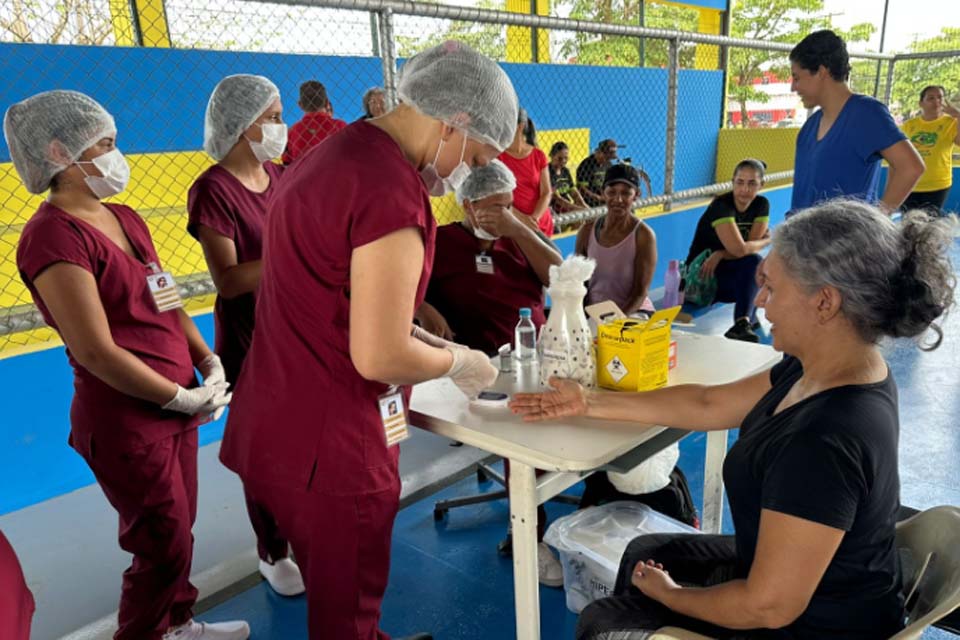 Projeto Viva Bem em Porto Velho promove ação em alusão ao dia Mundial de Combate às Diabetes