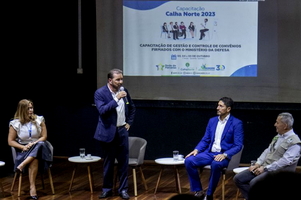 Hildon Chaves participa da abertura da capacitação Calha Norte 2023; Evento é realizado em parceria com a Arom