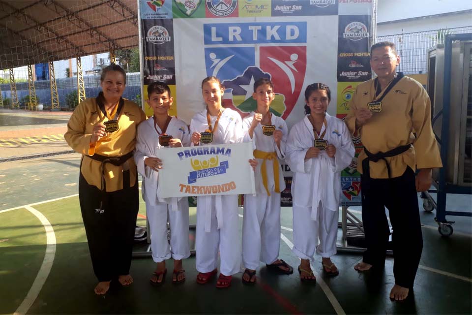 Atletas do taekwondo do Talentos do Futuro se classificaram no Campeonato Bandal Open